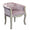 Fauteuil Coreen en Velours Rose 61x61x71 h cm en Bois Rose