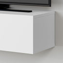Mobile TV Sospeso 135x31,7x25 cm in MDF Francy Bianco