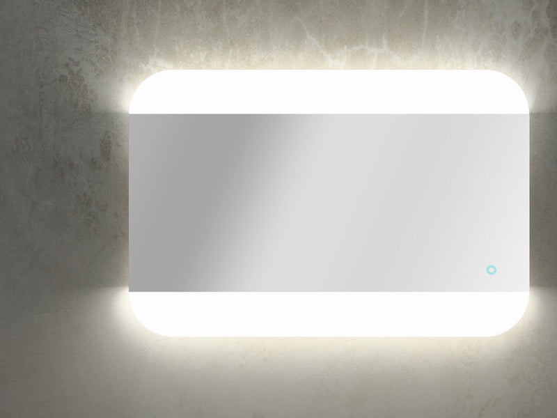 Specchio con Lampada a LED in 90x2,5x60cm TFT Rob Trasparente