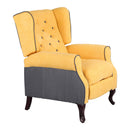 Poltrona Relax Reclinabile in Tessuto Ocra