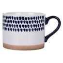 Set 2 Tazze Ø10x8 cm in New Bone China VdE Tivoli 1996 Masai Blue