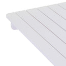 Tavolo Pieghevole da Giardino in Legno Quadrato 60x60x70cm Marrone