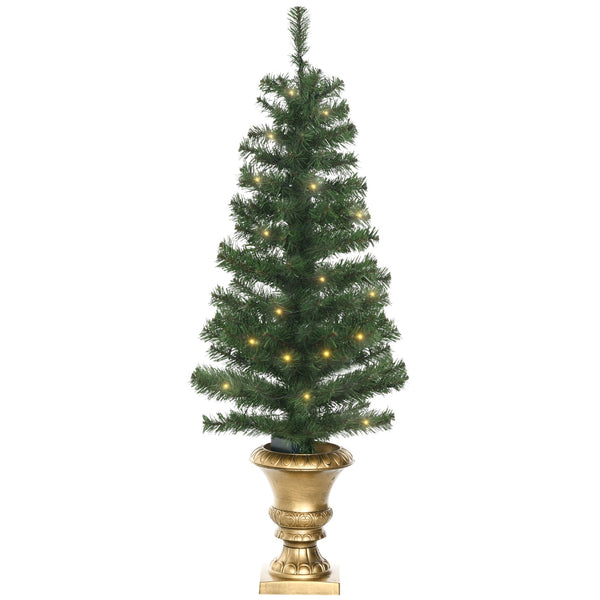online Sapin de Noël artificiel H120 cm 140 branches avec lumières LED vertes