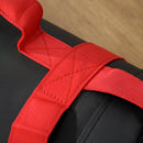 Sacca Bulgara 20 Kg Ø22x55 cm per Allenamento Fitness Nero e Rosso