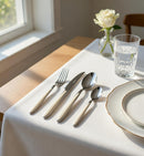 Servizio Set di Posate 24 Pezzi in Acciaio Eme Caribe Avorio 18