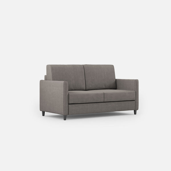 Canapé 2 places Karay 138x85x85 cm en tissu gris prezzo