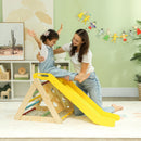 Gioco per Bambini 5 in 1 Corda Arrampicata Scivolo Sacchi e Triangolo Montessori     