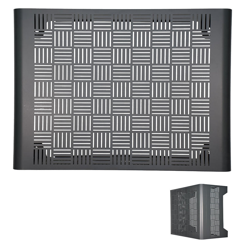 Copri Condizionatore da Esterno Medium 100x54/60x85 cm in Acciaio Zincato Antracite