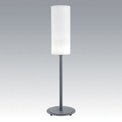 acquista Grand Lampadaire Cylindre Couleur Aluminium pour Extérieur Livos Lounge Line