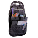Organizer Sedile Posteriore Auto Multitasche in Tessuto Nero