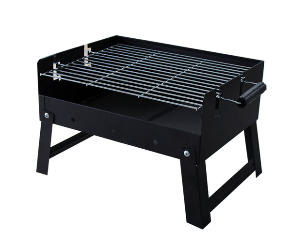 online Barbecue a Carbone 50,5x34,5x31,5 cm Pieghevole in Acciaio Adventure Nero