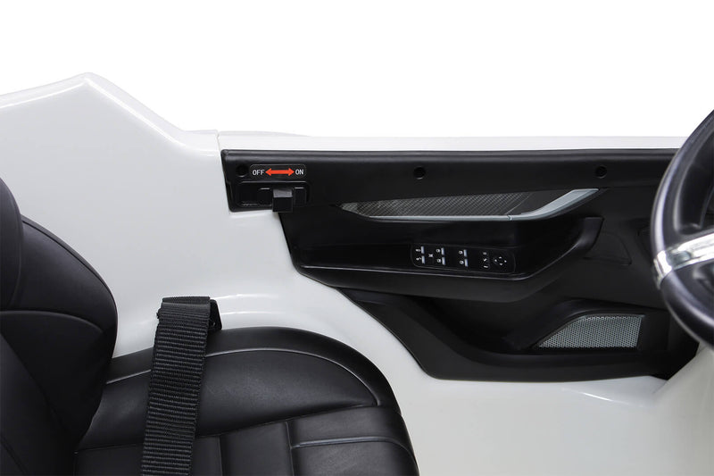 Macchina Elettrica per Bambini 12V con Licenza Maserati Levante Deluxe Bianca