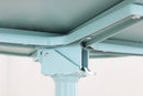 Tavolo Alto Vega Ø60x102 h cm in Acciaio Verde