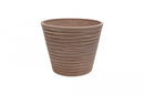 Vaso Piccolo Camelia Ø31x25,4 cm in Fibra sintetica Taupe