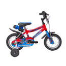 Bicicletta per Bambino 12” 2 Freni Super Hero Nero e Giallo o Rosso e Blu