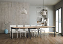 Consolle Allungabile in Legno e Ferro H77x40x90/300cm Itamoby Banco Evolution Quercia Classica