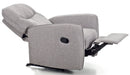 Poltrona Relax Reclinabile Manuale in Tessuto Kube Grigia