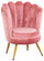 Fauteuil 60x80 cm en Velours Magenta