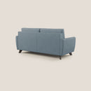 Divano Letto 3 Posti 208x97x96 cm in Tessuto Carta Da Zucchero