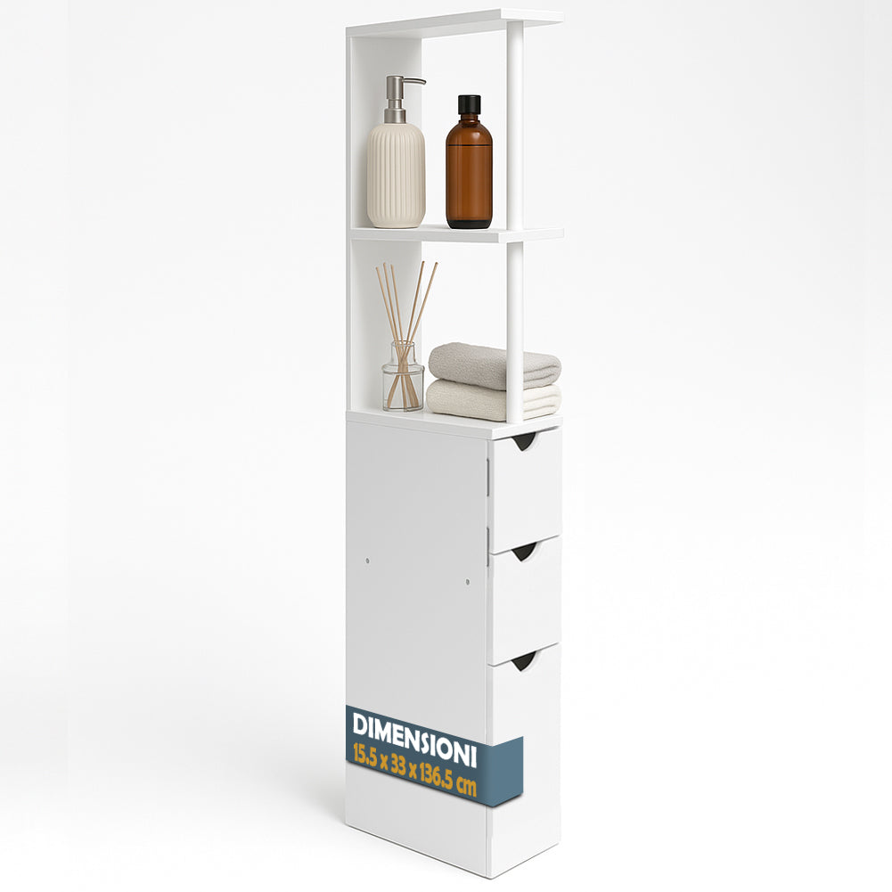 Mobiletto Salvaspazio Bagno...