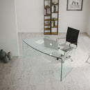 Tavolo in Vetro H45x66,5x149,5cm Itamoby Heart Trasparente 