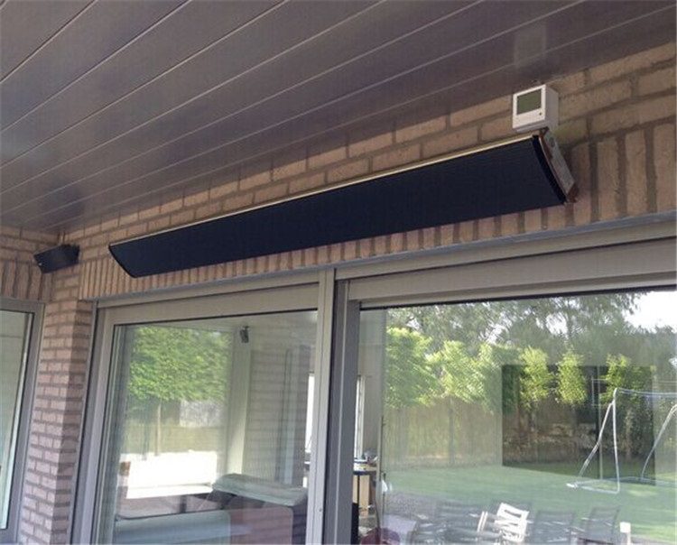 Pannello Radiante Riscaldante ad Infrarossi 200x18,9x6,7 cm 3200W Sined  Nero