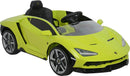 Macchina Elettrica per Bambini 12V con Licenza Lamborghini Centenario Verde