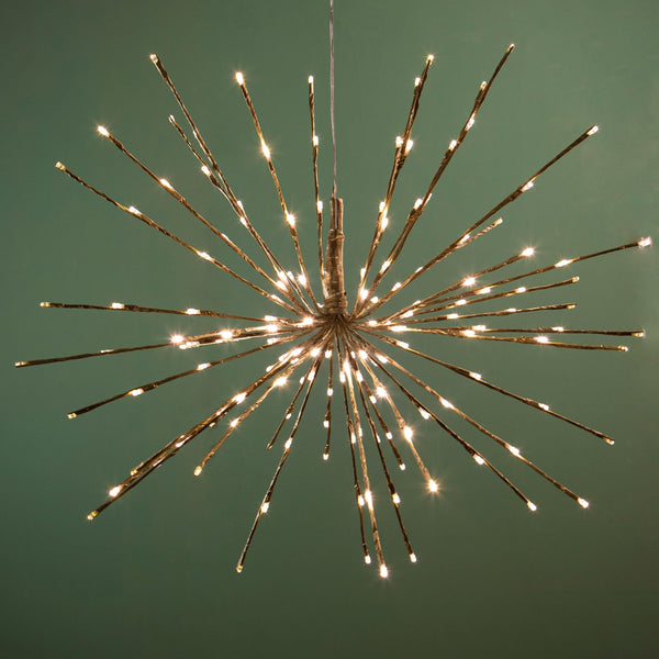 sconto Lampe Décorative Spritzer avec 80 Leds et Flash Ø52 cm Or