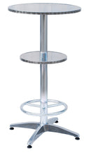 Tavolino Tondo Alto da Giardino in Alluminio Ø60 cm Vorghini