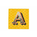 Tazzina da Caffè con Piattino Quadrato A Ø5,3x5,5 cm in New Bone China VdE Tivoli 1996 Monogram