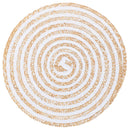 Set 6 Tovagliette Ø38 cm  in Paglia e Carta VdE Tivoli 1996 Spiral