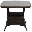 Set Salotto da Giardino Divano Angolare in Polyrattan Atlanta Grigio