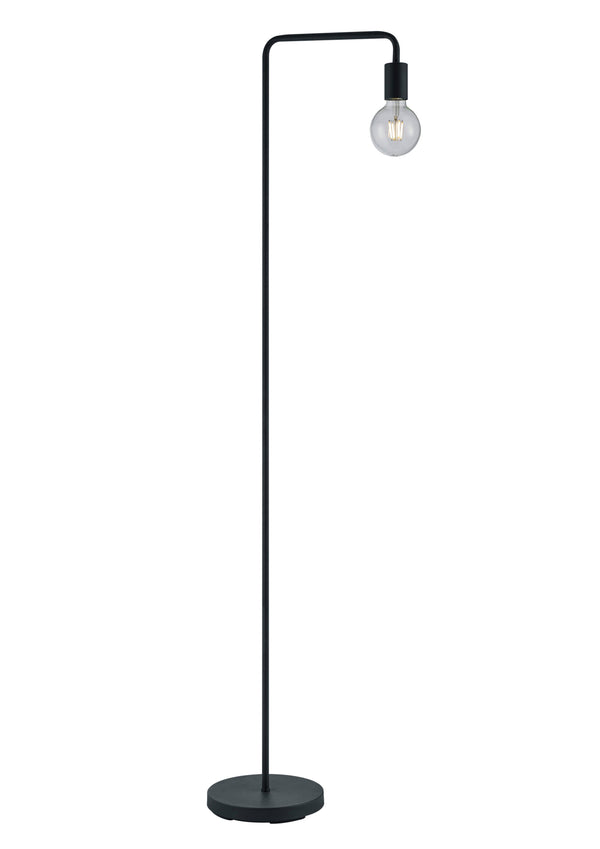 prezzo Lampadaire d'intérieur E27 en métal noir mat