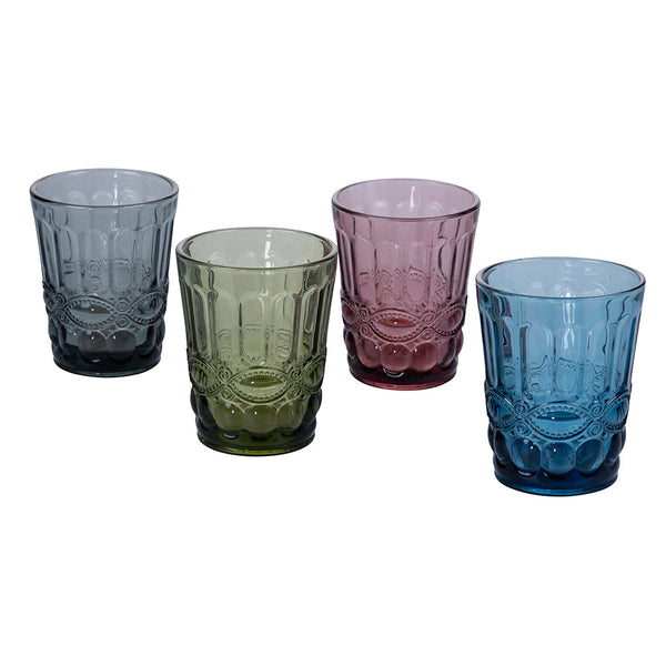 prezzo Set 4 Verres Acqua Nobilis en Verre Villa d'Este Home Tivoli 4 Couleurs Différentes