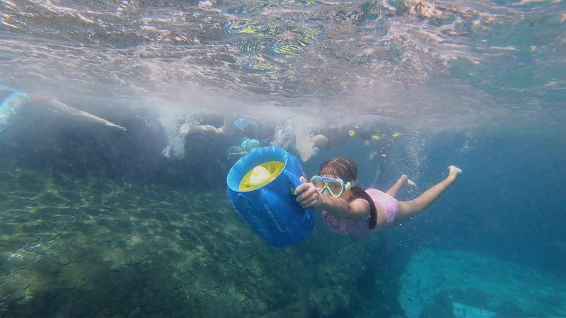 Acquascooter Elettrico per Bambini Yamaha Pooljet Li-Ion 2Km/h Blu