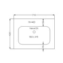 Mobile da Bagno sospeso Bali 02A Twist Platino TFT