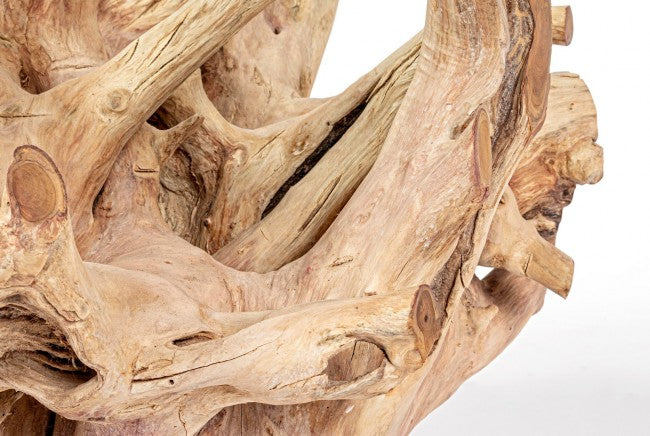 Tavolino Ø80x46h cm Top in Vetro Rosalind