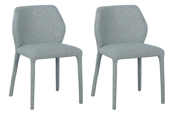 Set 2 Sedie da Soggiorno 50x55x77,5 cm in Poliestere Libby Felce sconto