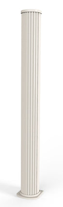 Doccia Solare da Esterno con Nebulizzatore Miscelatore e Doccetta Mobile Arkema Jolly Go Bianco Crema