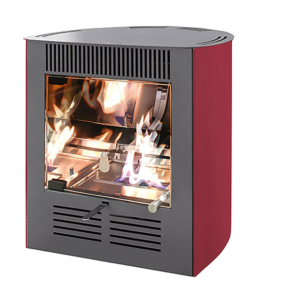 Stufa a Bioetanolo da Interno Mini Ruby 45x31x48,5 cm 2300W 1,5L Fiamma Statica Bordeaux acquista
