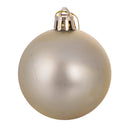 Set 8 Palle di Natale Ø7 cm in Plastica Champagne