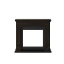 Camino Elettrico da Pavimento 107,2x95,2x24,5 cm Effetto Fiamma 1500W Sined Siena Wenge