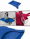 Cuscinone Slitta per Neve 160x110 cm in Acrilico Pomodone Scivolone Bordeaux