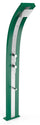 Doccia Solare da Giardino 40L Miscelatore Nebulizzatore e Lavapiedi Arkema Dada Fascia Inox Verde Scuro