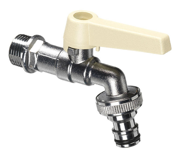 prezzo Robinet à bille pour fontaine de jardin avec levier coloré Belfer RUB/028 ivoire