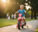 Moto Elettrica per Bambini 12V Motocross Rosso