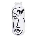 Vaso con Viso Ø9,8x24 cm  in Ceramica VdE Tivoli 1996 Vis a Vis