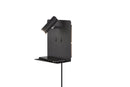 Applique da Interno a LED in Metallo Nero Opaco