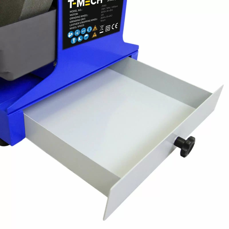 Mola Affilatrice ad Acqua con Coramella in Pelle per Lucidatura