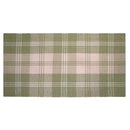 Tappeto Bagno Design Scozzese 50x90 cm in Cotone Verde